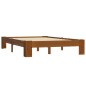 vidaXL Giroletto Marrone Chiaro in Legno Massello di Pino 140x200 cm vidaXL Giroletto Marrone Chiaro in Legno Massello di Pino 140x200 cm