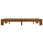 vidaXL Giroletto Marrone Chiaro in Legno Massello di Pino 140x200 cm vidaXL Giroletto Marrone Chiaro in Legno Massello di Pino 140x200 cm