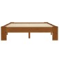 vidaXL Giroletto Marrone Chiaro in Legno Massello di Pino 140x200 cm vidaXL Giroletto Marrone Chiaro in Legno Massello di Pino 140x200 cm