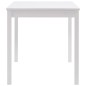 vidaXL Tavolo da Pranzo Bianco 140x70x73 cm in Legno di Pino
