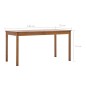 vidaXL Tavolo da Pranzo Marrone Miele 140x70x73 cm in Legno di Pino vidaXL Tavolo da Pranzo Marrone Miele 140x70x73 cm in Legno di Pino