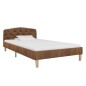 vidaXL Giroletto Marrone in Similpelle Scamosciata 90x200 cm