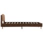 vidaXL Giroletto Marrone in Similpelle Scamosciata 90x200 cm
