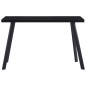 vidaXL Tavolo da Pranzo Nero 120x60x75 cm in Vetro Temperato vidaXL Tavolo da Pranzo Nero 120x60x75 cm in Vetro Temperato