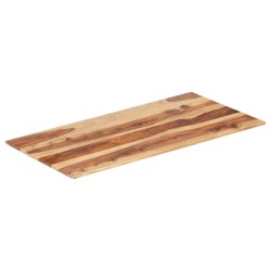vidaXL Piano Tavolo in Legno Massello di Sheesham 15-16 mm 60x100 cm