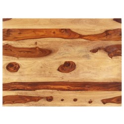 vidaXL Piano Tavolo in Legno Massello di Acacia 15-16 mm 60x80 cm