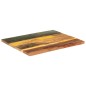 vidaXL Piano Tavolo Rettangolare 60x70 cm 25-27 mm Legno di Recupero