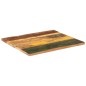vidaXL Piano Tavolo Rettangolare 60x70 cm 25-27 mm Legno di Recupero
