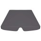 Baldacchino per Dondolo Giardino Antracite 188/168x110/145 cm Baldacchino per Dondolo Giardino Antracite 188/168x110/145 cm