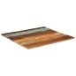 vidaXL Piano Tavolo Quadrato 80x80 cm 15-16 mm in Legno di Recupero