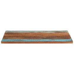 vidaXL Piano Tavolo Rettangolare 70x90 cm 25-27 mm Legno di Recupero