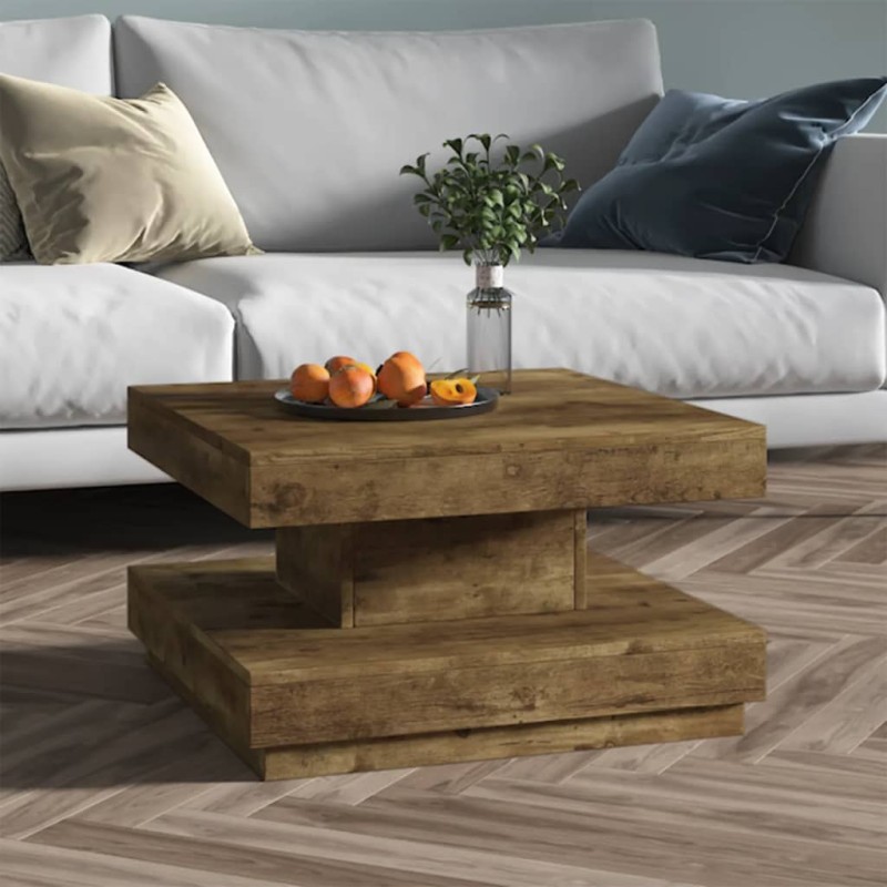 vidaXL Tavolino da Salotto Marrone Scuro 60x60x35 cm in MDF vidaXL Tavolino da Salotto Marrone Scuro 60x60x35 cm in MDF