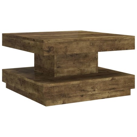 vidaXL Tavolino da Salotto Marrone Scuro 60x60x35 cm in MDF