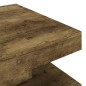 vidaXL Tavolino da Salotto Marrone Scuro 60x60x35 cm in MDF vidaXL Tavolino da Salotto Marrone Scuro 60x60x35 cm in MDF