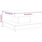 vidaXL Tavolino da Salotto Marrone Scuro 60x60x35 cm in MDF vidaXL Tavolino da Salotto Marrone Scuro 60x60x35 cm in MDF