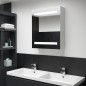 vidaXL Armadietto Bagno con Specchio e LED 50x13,5x60 cm vidaXL Armadietto Bagno con Specchio e LED 50x13,5x60 cm