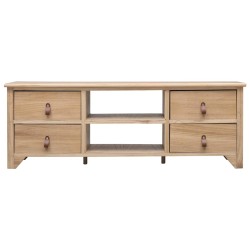 vidaXL Mobile Porta TV 115x30x40 cm in Legno di Paulownia