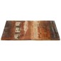 vidaXL Piano Tavolo Rettangolare 60x90 cm 15-16 mm Legno di Recupero vidaXL Piano Tavolo Rettangolare 60x90 cm 15-16 mm Legno di Recupero