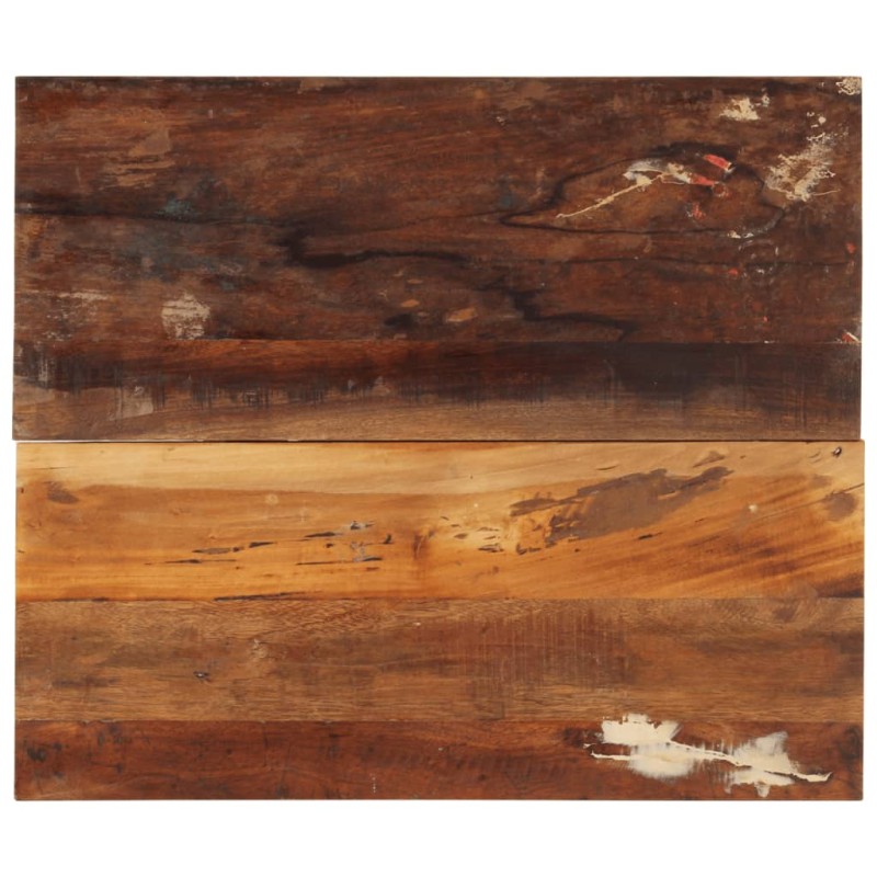 vidaXL Piano Tavolo Rettangolare 60x70 cm 15-16 mm Legno di Recupero