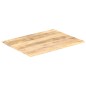 vidaXL Piano Tavolo in Legno Massello di Mango 15-16 mm 90x70 cm vidaXL Piano Tavolo in Legno Massello di Mango 15-16 mm 90x70 cm