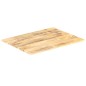 vidaXL Piano Tavolo in Legno Massello di Mango 15-16 mm 90x70 cm vidaXL Piano Tavolo in Legno Massello di Mango 15-16 mm 90x70 cm