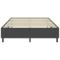 vidaXL Letto a Molle Grigio in Tessuto 140x200 cm vidaXL Letto a Molle Grigio in Tessuto 140x200 cm