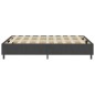 vidaXL Letto a Molle Grigio in Tessuto 140x200 cm vidaXL Letto a Molle Grigio in Tessuto 140x200 cm