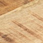 vidaXL Piano Tavolo in Legno Massello di Mango 25-27 mm 80x70 cm