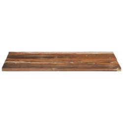 vidaXL Piano Tavolo Rettangolare 60x90 cm 25-27 mm Legno di Recupero