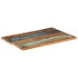 vidaXL Piano Tavolo Rettangolare 60x90 cm 25-27 mm Legno di Recupero vidaXL Piano Tavolo Rettangolare 60x90 cm 25-27 mm Legno di Recupero