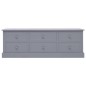 vidaXL Panchina da Ingresso Grigio Scuro 115x30x40 cm in Legno vidaXL Panchina da Ingresso Grigio Scuro 115x30x40 cm in Legno