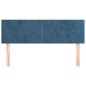 vidaXL Testiere 2 pz Blu Scuro 72x5x78/88 cm in Velluto vidaXL Testiere 2 pz Blu Scuro 72x5x78/88 cm in Velluto