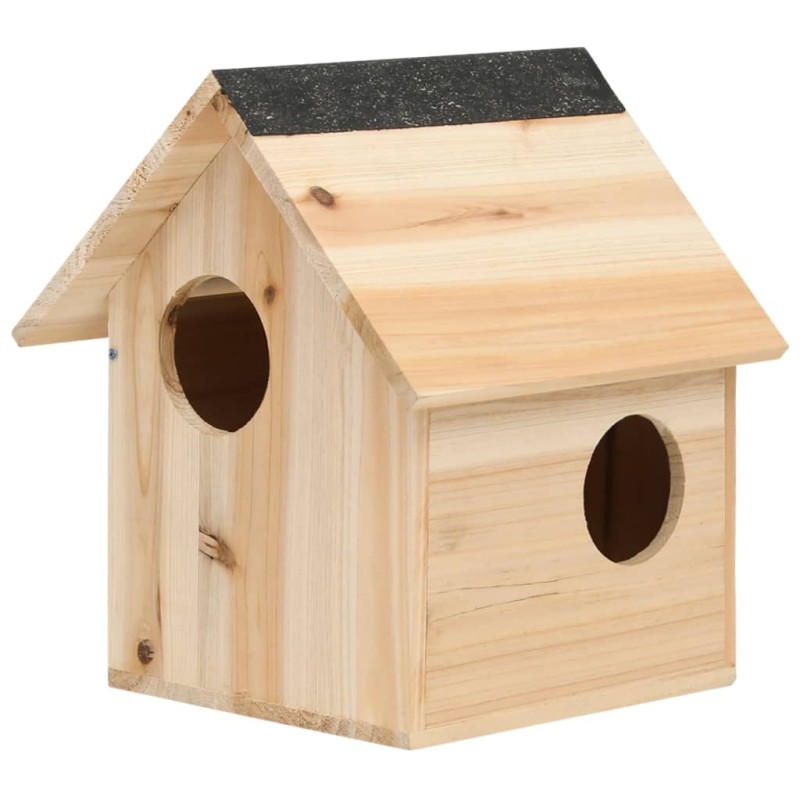 Casetta per Scoiattoli in Legno Massello di Abete 26x25x29 cm Casetta per Scoiattoli in Legno Massello di Abete 26x25x29 cm