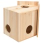 Casetta per Scoiattoli in Legno Massello di Abete 26x25x29 cm Casetta per Scoiattoli in Legno Massello di Abete 26x25x29 cm