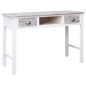 vidaXL Scrivania Grigia 110x45x76 cm in Legno vidaXL Scrivania Grigia 110x45x76 cm in Legno