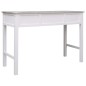 vidaXL Scrivania Grigia 110x45x76 cm in Legno vidaXL Scrivania Grigia 110x45x76 cm in Legno