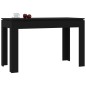 Tavolo da Pranzo Nero 120x60x76 cm in Truciolato Tavolo da Pranzo Nero 120x60x76 cm in Truciolato