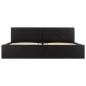 vidaXL Giroletto con Contenitore Idraulico Nero Similpelle 180x200cm vidaXL Giroletto con Contenitore Idraulico Nero Similpelle 180x200cm