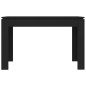 Tavolo da Pranzo Nero 120x60x76 cm in Truciolato Tavolo da Pranzo Nero 120x60x76 cm in Truciolato