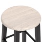 vidaXL Sgabelli da Bar 2 pz Neri in MDF vidaXL Sgabelli da Bar 2 pz Neri in MDF