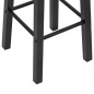 vidaXL Sgabelli da Bar 2 pz Neri in MDF vidaXL Sgabelli da Bar 2 pz Neri in MDF