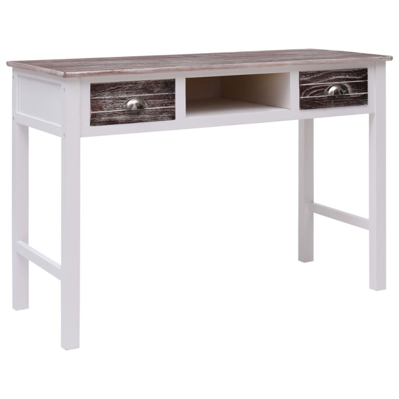 vidaXL Scrivania Marrone 110x45x76 cm in Legno vidaXL Scrivania Marrone 110x45x76 cm in Legno