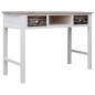 vidaXL Scrivania Marrone 110x45x76 cm in Legno vidaXL Scrivania Marrone 110x45x76 cm in Legno