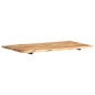 vidaXL Piano del Tavolo in Legno Massello di Acacia 100x(50-60)x2,5 cm