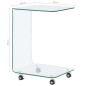 vidaXL Tavolino da Salotto 45x40x63 cm in Vetro Temperato vidaXL Tavolino da Salotto 45x40x63 cm in Vetro Temperato