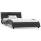 vidaXL Giroletto con LED Nero in Similpelle 100x200 cm   