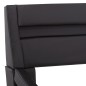 vidaXL Giroletto con LED Nero in Similpelle 100x200 cm   