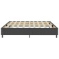 vidaXL Letto a Molle Grigio in Tessuto 200x200 cm vidaXL Letto a Molle Grigio in Tessuto 200x200 cm