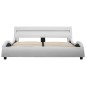 vidaXL Giroletto con LED Bianco in Similpelle 120x200 cm vidaXL Giroletto con LED Bianco in Similpelle 120x200 cm