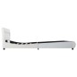 vidaXL Giroletto con LED Bianco in Similpelle 140x200 cm vidaXL Giroletto con LED Bianco in Similpelle 140x200 cm